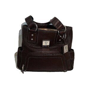 .88 SHOW. Tignanello Brown Leather Satchel Handbag